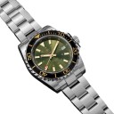 Relojes de buceo automáticos para hombre con fecha Resistente al agua 200 m Cristal de zafiro Bisel de cerámica Caja de 42,6 mm Acero inoxidable 4