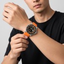 Relojes de buceo para hombres con fecha Bisel giratorio de acero inoxidable Resistente al agua 200 m Caja de 41 mm Acero inoxidable 316L 3