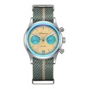 Relojes de Hombre Cronógrafo con Fecha Resistente al Agua 100 m Caja de 38 mm Acero Inoxidable 316L Índices Luminosos BGW9 Para Uso Diario 1