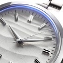 Relojes de pulsera Esfera con efecto arena Impermeables 100 m Caja 36 mm Acero inoxidable 316L Cristal mineral Para uso diario y natación 7