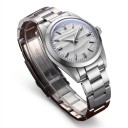 Relojes de pulsera Esfera con efecto arena Impermeables 100 m Caja 36 mm Acero inoxidable 316L Cristal mineral Para uso diario y natación 9