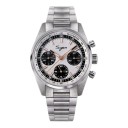Relojes mecánicos de lujo para hombre Cronógrafo con cuerda manual Tapa transparente Caja de 38 mm Cristal de zafiro Acero inoxidable 316L Pulsera 16