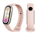 Řemínek na hodinky 22 cm pro Xiaomi Mi Band 9 Smart Mi Band 9 Mi Band 8 Mi Band 8 NFC Silikonový sportovní náhradní pásek Voděodolný 15