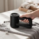 Removedor de pilling Máquina de barbear recarregável para roupa 2000 mAh Ecrã LED 3 velocidades USB-C Lâmina em aço inoxidável Para suéteres 2
