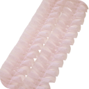 Renda de tule plissada 5 cm x 1 m Fita de tule decorativa para costura, adornos de vestuário, saias, decorações de casamento e criação criativa 14