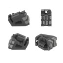 Rengøringsblok til dyser til 3D-printere 2.15 x 2.4 x 1.45 cm Dyse tørreblok Hoved rengøringsdel til X1 P1-serien 4