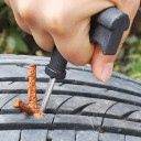 Renkaankorjaussarja 8 kpl korjausnarua T-kahvalla varustettu pistotyökalu sisärenkaattomille renkaille auto- ja moottoripyörärenkaille tulpan 3
