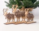 Renne décoratif en bois 1