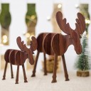 Renne décoratif en bois 4