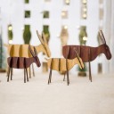 Renne décoratif en bois 6