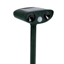 Repelent ultrasonic pentru animale cu alimentare solară 37.5 x 15 cm ABS verde rezistent la apă pentru grădină 3