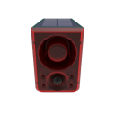 Repelente solar de animales con sensor de movimiento 5–8 m sonido de ladrido de perro y LED parpadeante batería de Li-ion 1200 mAh ABS para protección 1