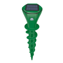 Repelente solar para toupeiras com pinos vibratórios IP65 Repelente ultrassónico contra cobras e ratos de campo Dispositivo de jardinagem com 3 modos 450 m² de alcance 1