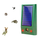 Repelente solar ultrasónico para palomas con luz LED, IP58, impermeable, intermitente, electrónico, para espantapájaros, control de plagas 3