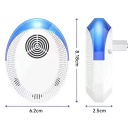 Repelente ultrasónico de plagas con enchufe europeo. Repelente electrónico contra ratones, cucarachas, mosquitos e insectos. Uso doméstico seguro 3