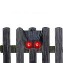 Repelente ultrasónico de plagas con luz roja intermitente Carga solar ABS negro para la protección del jardín y de los animales domésticos 3