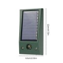 Repelente ultrassónico de gatos e roedores 12 x 6,5 cm Repelente solar de animais para o jardim Verde Embalagem em caixa G1016 2