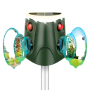 Repellente per animali ad ultrasuoni 360° con sensore infrarosso e allarme LED impermeabile repellente per topi e animali per il giardino 3