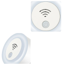 Repellente ultrasonico per zanzare con luce notturna 5×5×4,3 cm Spina intelligente a frequenza UE Repellente per camera da letto Dispositivo interno 100–240 V 5