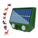 Repellente ultrasonico solare per animali 94 × 74 × 30 mm Impermeabile IP66 Luce LED contro gatti cani topi uccelli Sensore di movimento Giardino 6