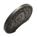 Replika af en sovjetisk mønt fra 1949. Samlermønt med den sovjetiske præsident. Metalmønt på én rubel. Erindringsmønt fra USSR 3,2 cm. 3