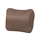 Reposacabezas de coche de espuma viscoelástica y cuero sintético 24 x 21 x 14 cm Soporte ergonómico para el cuello Almohadilla para un viaje 3