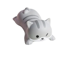 Reposamuñecas ergonómico con forma de gato 125 x 65 mm Relleno de silicona Diseño bonito Soporte para la mano al trabajar con un ordenador 1