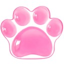 Reposamuñecas ergonómico delante del ratón 120 x 102 x 20 mm Forma de pata de gato Acolchado de silicona Diseño colorido Comodidad mientras trabajas y juegas 6
