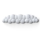 Reposamuñecas ergonómico delante del teclado 43 x 11 cm Forma de nube Espuma viscoelástica Apoyo para las manos mientras escribe y trabaja 3