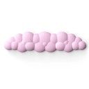 Reposamuñecas ergonómico delante del teclado 43 x 11 cm Forma de nube Espuma viscoelástica Apoyo para las manos mientras escribe y trabaja 6
