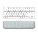 Reposamuñecas ergonómico delante del teclado 440 x 80 x 20 mm Espuma viscoelástica Superficie de masaje Apoya las manos mientras escribe 3