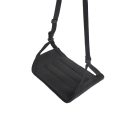 Repose-pieds d'avion avec coussin amovible Réseau de voyage ajustable avec rembourrage en mousse Contre les douleurs dorsales en avion, train, bureau 1