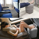 Repose-pieds gonflable en PVC pour enfants dans l'avion 30x38x40 cm Hauteur réglable 3 pièces Repose-pieds de voyage Confort lors de longs vols 4