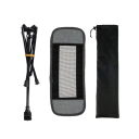 Repose-pieds pour chaise de camping 37,5 x 15 cm Repose-pieds pliable 55 x 12 cm Réglable 40–70 cm Hauteur 32 cm 4