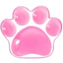 Repose-poignet ergonomique devant la souris 120 x 102 x 20 mm Forme de patte de chat Rembourrage en silicone Design coloré Confort 4