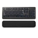 Repose-poignet ergonomique devant le clavier 440 x 80 x 20 mm Mousse à mémoire de forme Surface de massage Soutient les mains pendant la frappe 2