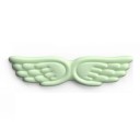 Repose-poignet ergonomique devant le clavier Forme d&#39;aile d&#39;ange Mousse à mémoire de forme 43 x 10,5 cm Pour une frappe confortable 8