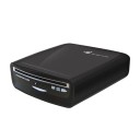 Reproductor externo USB DVD CD MP4 MP5 para coche, TV LED y PC, 16x15x4,7 cm, negro, diseño delgado con alimentación USB y ranura para discos 1