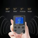 Reproductor MP3 C5 8 GB con Bluetooth Cuerpo de metal Control giratorio Radio FM Dictáfono Jack 3,5 mm Soporte microSD hasta 128 GB 3