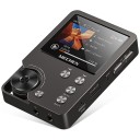 Reproductor MP3 MP4 64 GB M30 Negro y Dorado Bluetooth 5.0 HiFi Música Radio Dictáfono E-books Deportes Mini Reproductor 5