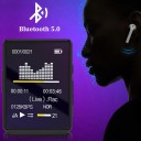 Reproductor MP3 MP4 negro con Bluetooth 5.0, pantalla de 1,77&quot;, reproductor de música, radio, grabación de vídeo, ranura microSD de 128 GB, equipo deportivo. 2