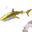Requin RC 35×14×10 cm Poisson télécommandé pour l'eau 2 vitesses rotation 360° Isolation en caoutchouc étanche Éclabousse de l'eau 5