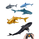 Requin RC 35×14×10 cm Poisson télécommandé pour l'eau 2 vitesses rotation 360° Isolation en caoutchouc étanche Mouvement simulé Jouet réaliste 3