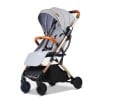 Resebarnvagn för barn 0 till 24 månader Fälls ihop med en hand Aluminiumram Viktkapacitet 25 kg Ihopfälld 48 x 23,5 x 58 cm Solskydd och korg 5