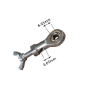 Reserveholder til Ruixin RX008 knivsliber i rustfrit stål, hængselkrog, stangdiameter 6 mm, tilbehør til skyderspidser 3