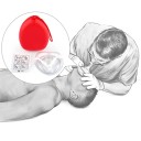 Reservemaske til rednings-anti-kvælningsanordning med emballage 10x12 cm Genoplivningsmaske med envejsventil CPR 4