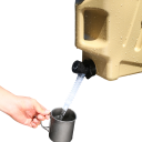 Réservoir d'eau portable de 12l Transporteur à grande capacité Sans fuite Accessoire de randonnée en plein air Camping Pique-nique Différentes couleurs 5