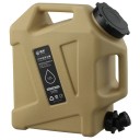 Réservoir d'eau portable de 12l Transporteur à grande capacité Sans fuite Accessoire de randonnée en plein air Camping Pique-nique 3