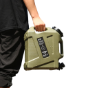 Réservoir d'eau portable de 12l Transporteur à grande capacité Sans fuite Accessoire de randonnée en plein air Camping Pique-nique 10