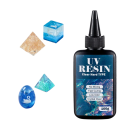 Resina UV trasparente dura Colla epossidica a rapida asciugatura 1 minuto Indurimento con luce solare Produzione di gioielli Stampi Progetti artigianali DIY Getti in resina 4